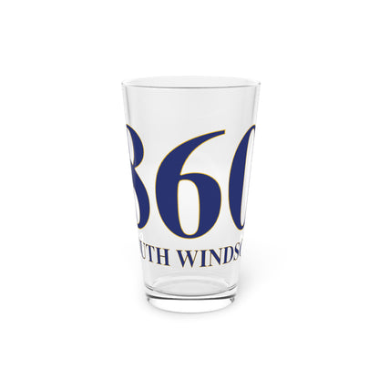 860 South Windsor Pint Glass, 16oz