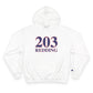 203 Redding Red White & Blue Champion Hoodie