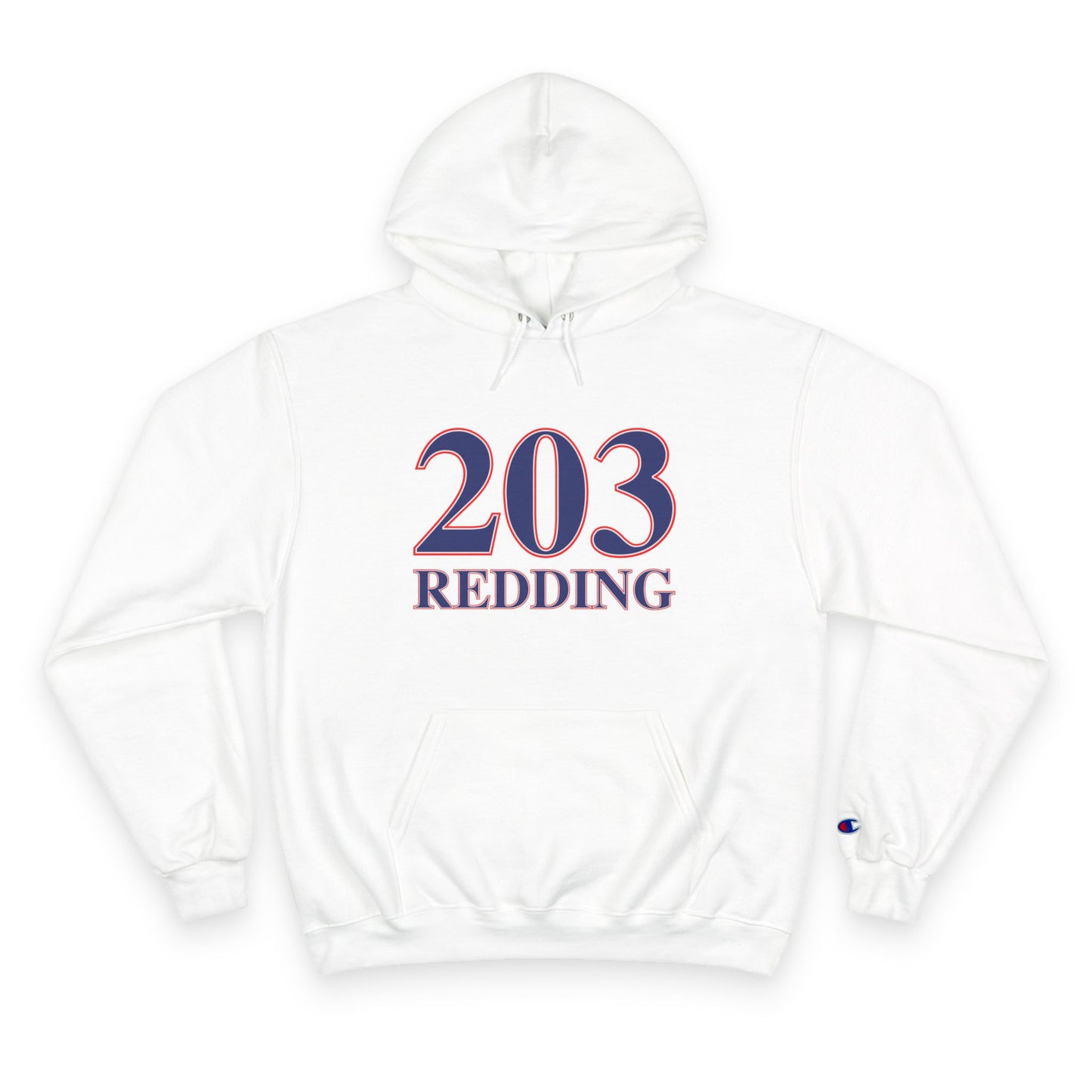 203 Redding Red White & Blue Champion Hoodie