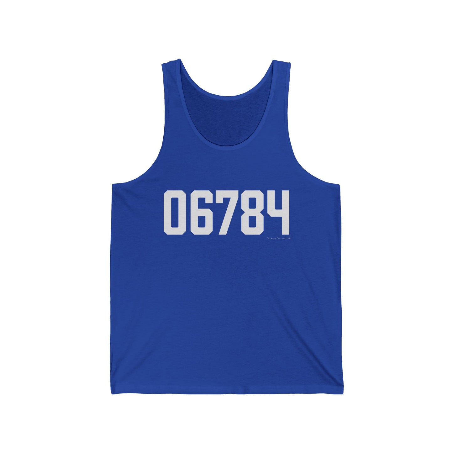 06784 Sherman CT Zip Code Unisex Jersey Tank Top