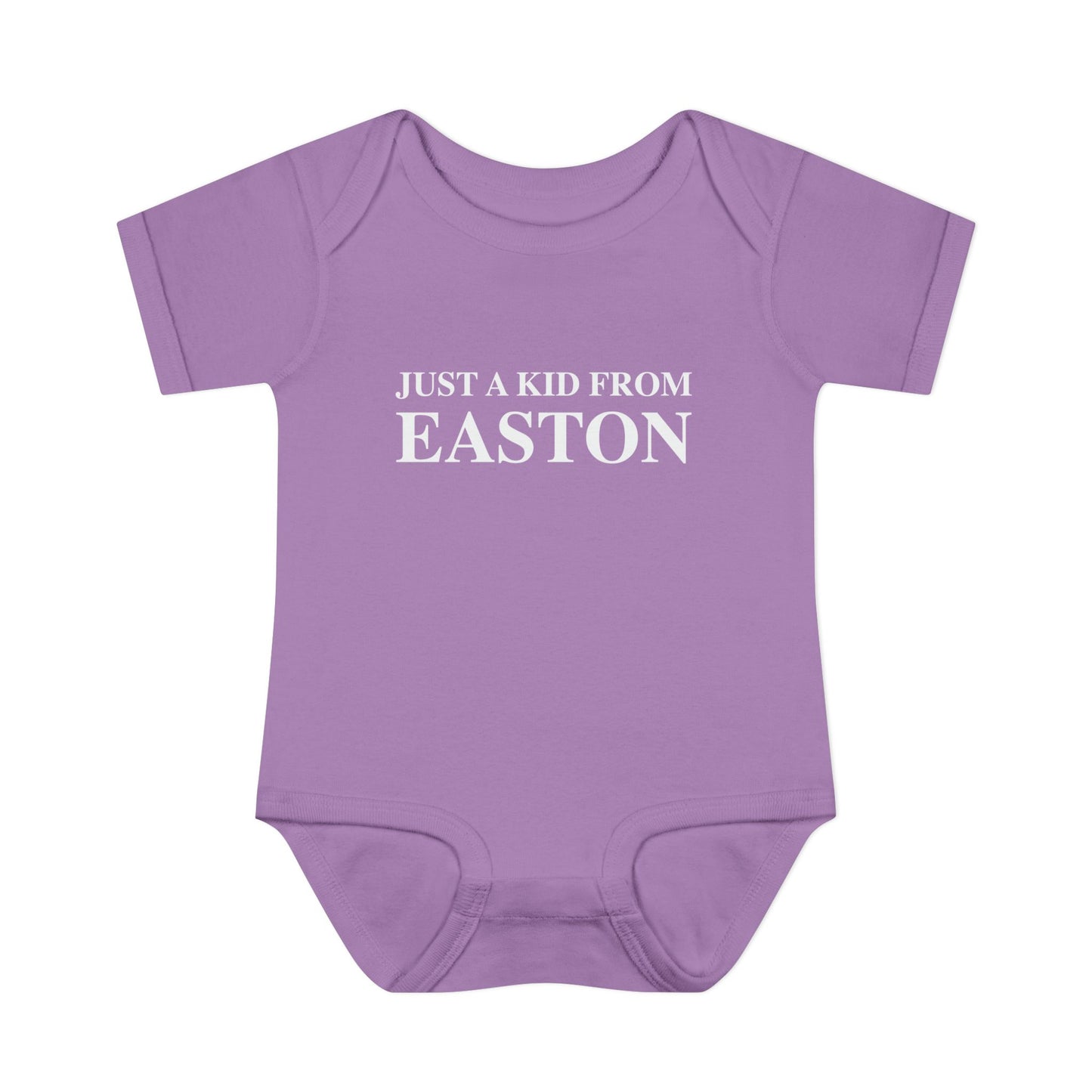 Just a kid from Easton Infant Baby Rib Bodysuit