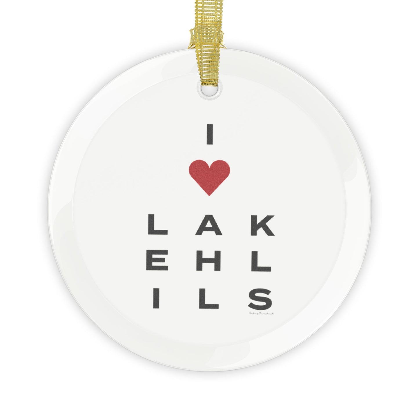 Lake Hills Vision Glass Ornaments