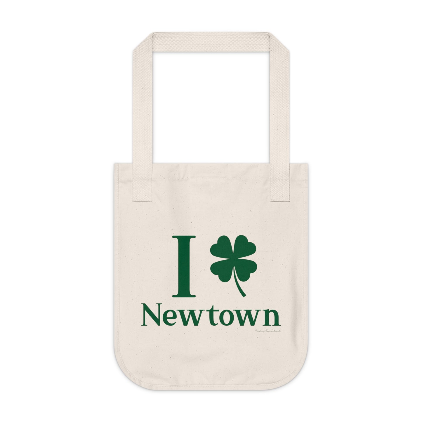 I Clover Newtown Organic Canvas Tote Bag
