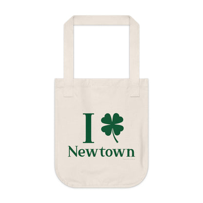 I Clover Newtown Organic Canvas Tote Bag
