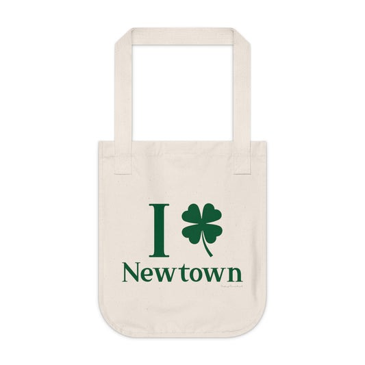 I Clover Newtown Organic Canvas Tote Bag