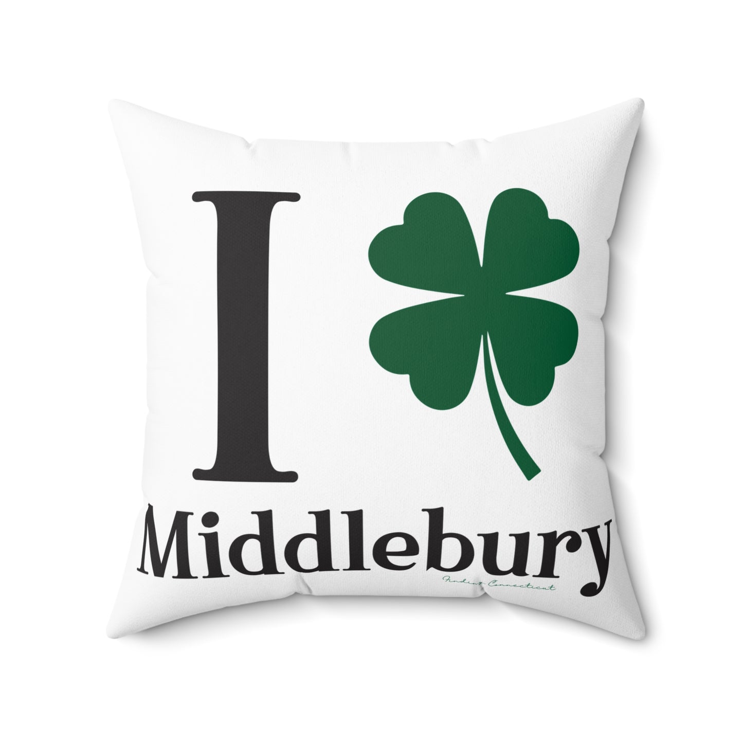 I Clover Middlebury Spun Polyester Square Pillow