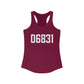 06831 - Greenwich CT Zip Code Women's Ideal Racerback Tank Top
