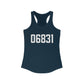 06831 - Greenwich CT Zip Code Women's Ideal Racerback Tank Top