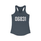 06831 - Greenwich CT Zip Code Women's Ideal Racerback Tank Top