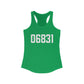 06831 - Greenwich CT Zip Code Women's Ideal Racerback Tank Top