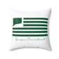 Sprague Connecticut St. Patrick’s Day Flag Spun Polyester Square Pillow