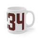 06234 Brooklyn Connecticut Zip Code Mug 11oz