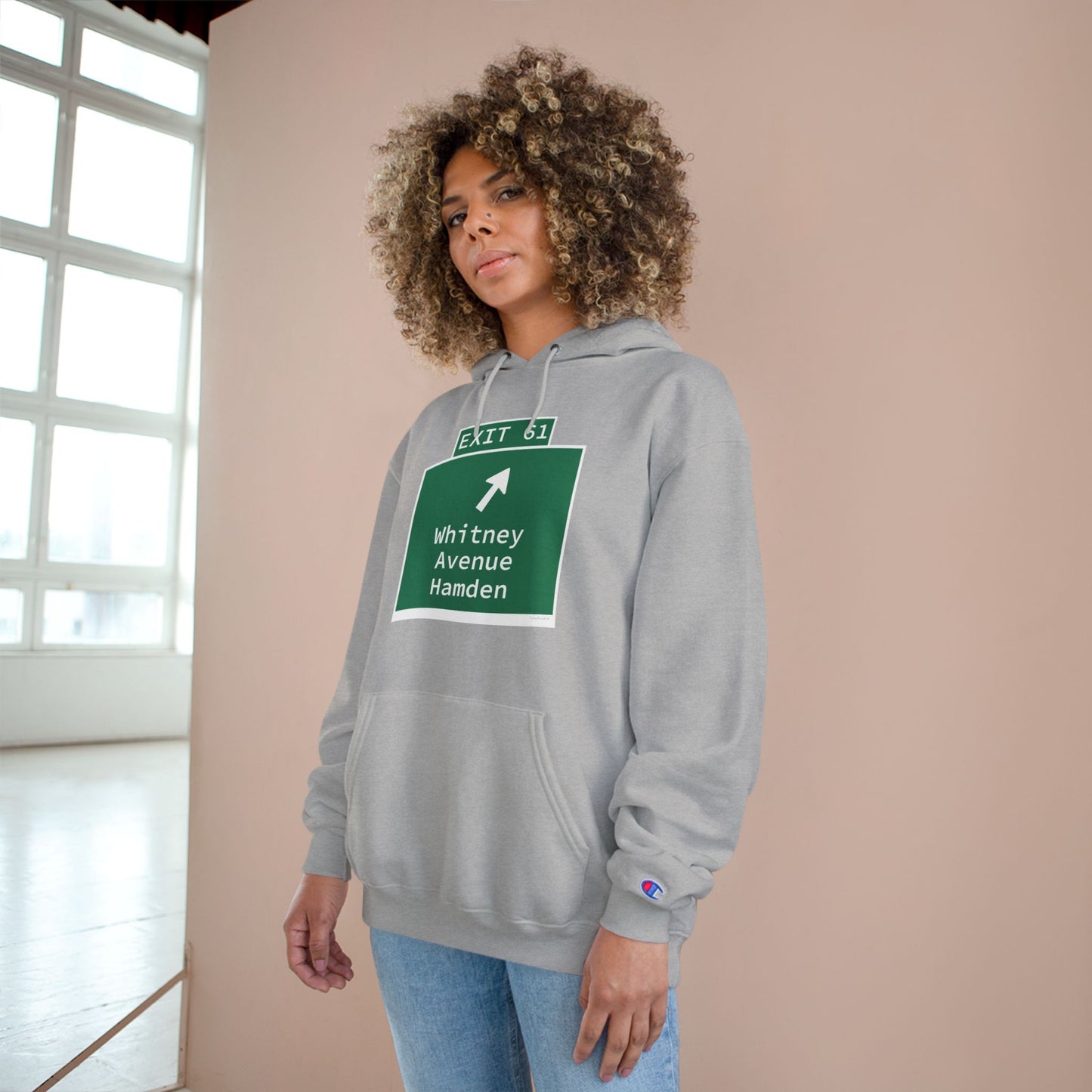 Vintage WCP Exit 61 Sign Champion Hoodie