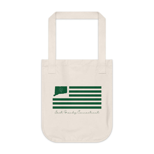 East Granby Connecticut St. Patrick’s Day Flag Organic Canvas Tote Bag
