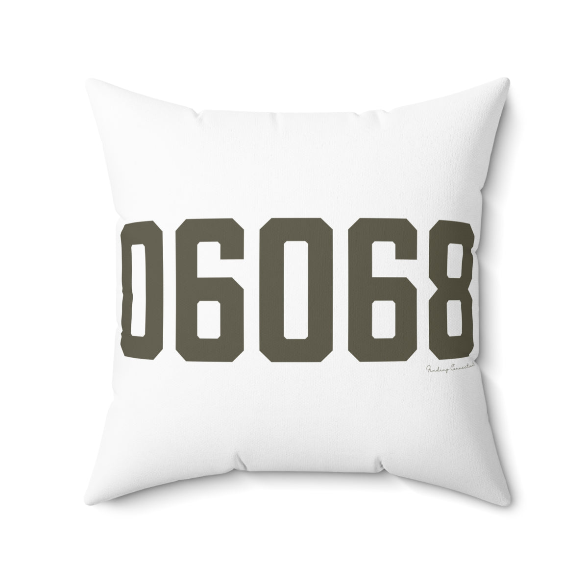 06068 Salisbury Connecticut Zip Code Polyester Square Pillow
