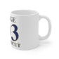 Orange 203 Connecticut  Mug 11oz