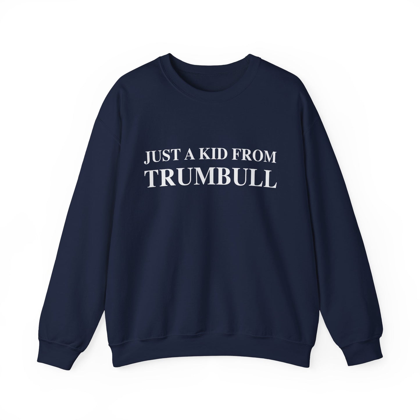 Just a kid from Trumbull Unisex Heavy Blend™ Crewneck Sweatshirt