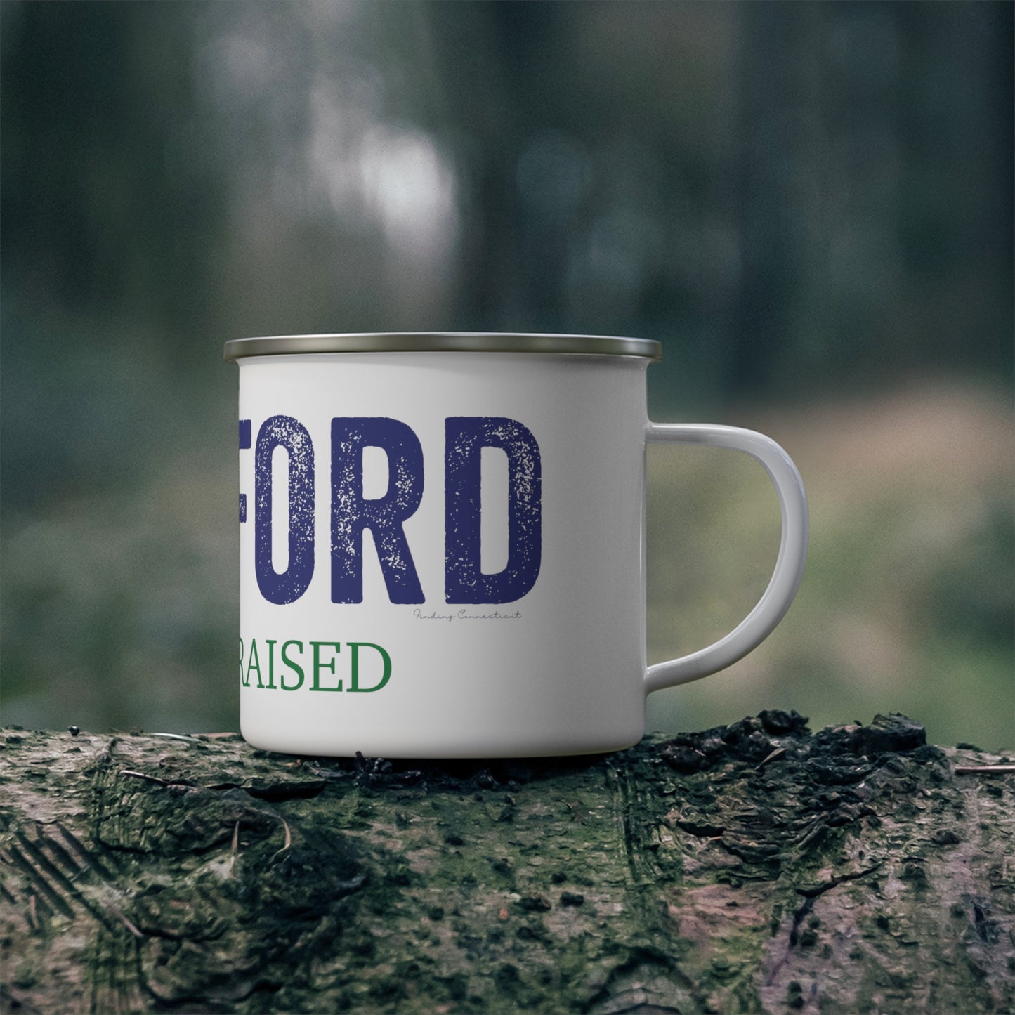 Hartford Born & Raised Enamel Camping Mug