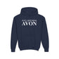 Just a kid from Avon Youth Heavy Blend Hooded Sweatshirt