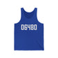 06480 Portland CT Zip Code Unisex Jersey Tank Top