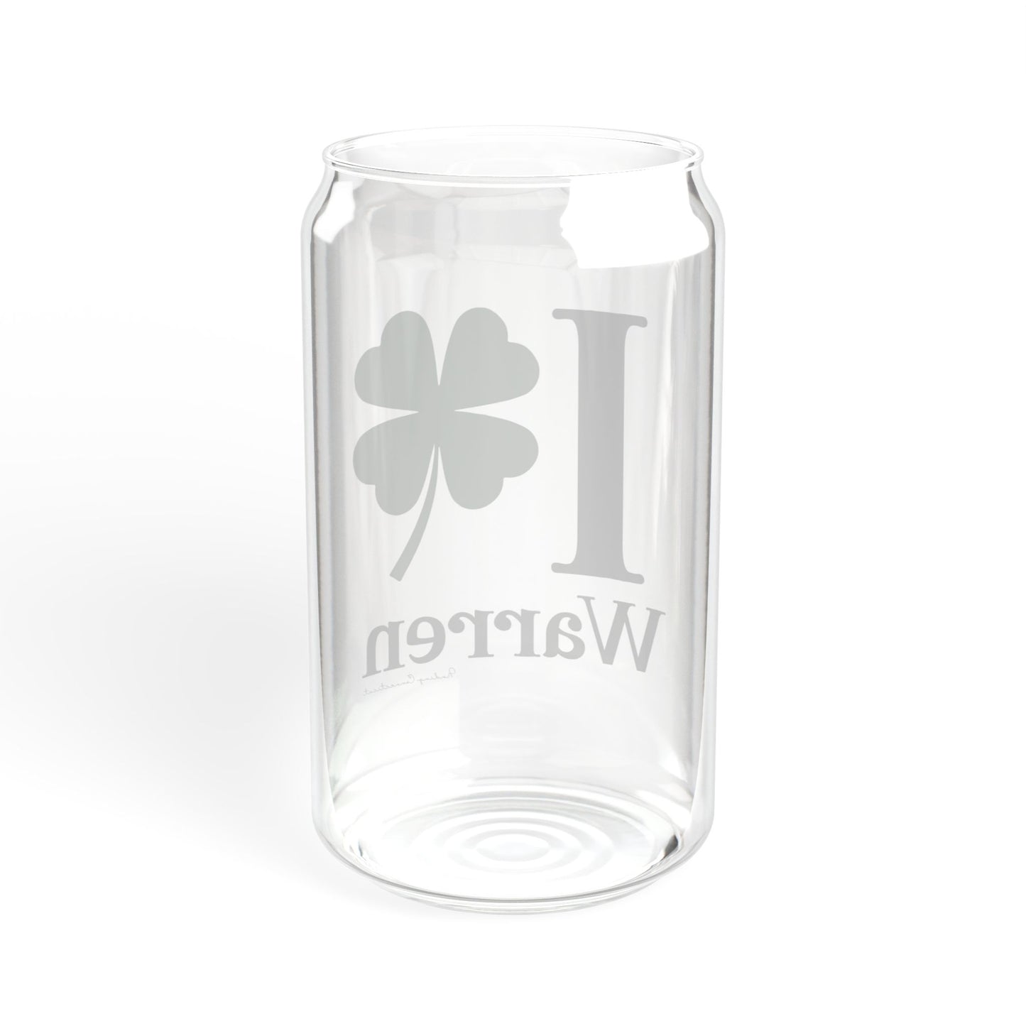 I Clover Warren Sipper Glass, 16oz