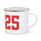 06825 Fairfield Connecticut Zip Code Enamel Camping Mug