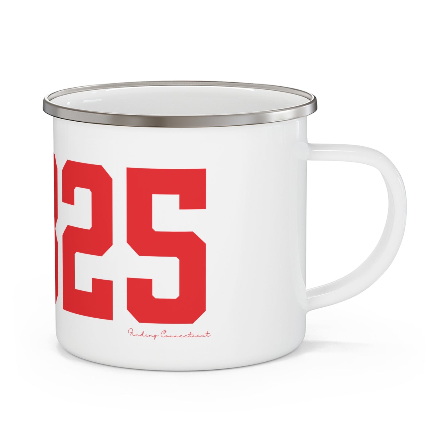 06825 Fairfield Connecticut Zip Code Enamel Camping Mug