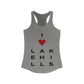 Lake Hills Vision  Women's Ideal Racerback Tank Top