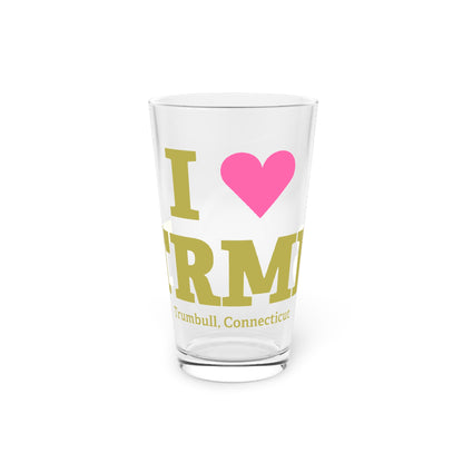 I Heart TRMB Pint Glass, 16oz