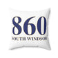 860 South Windsor Polyester Square Pillow