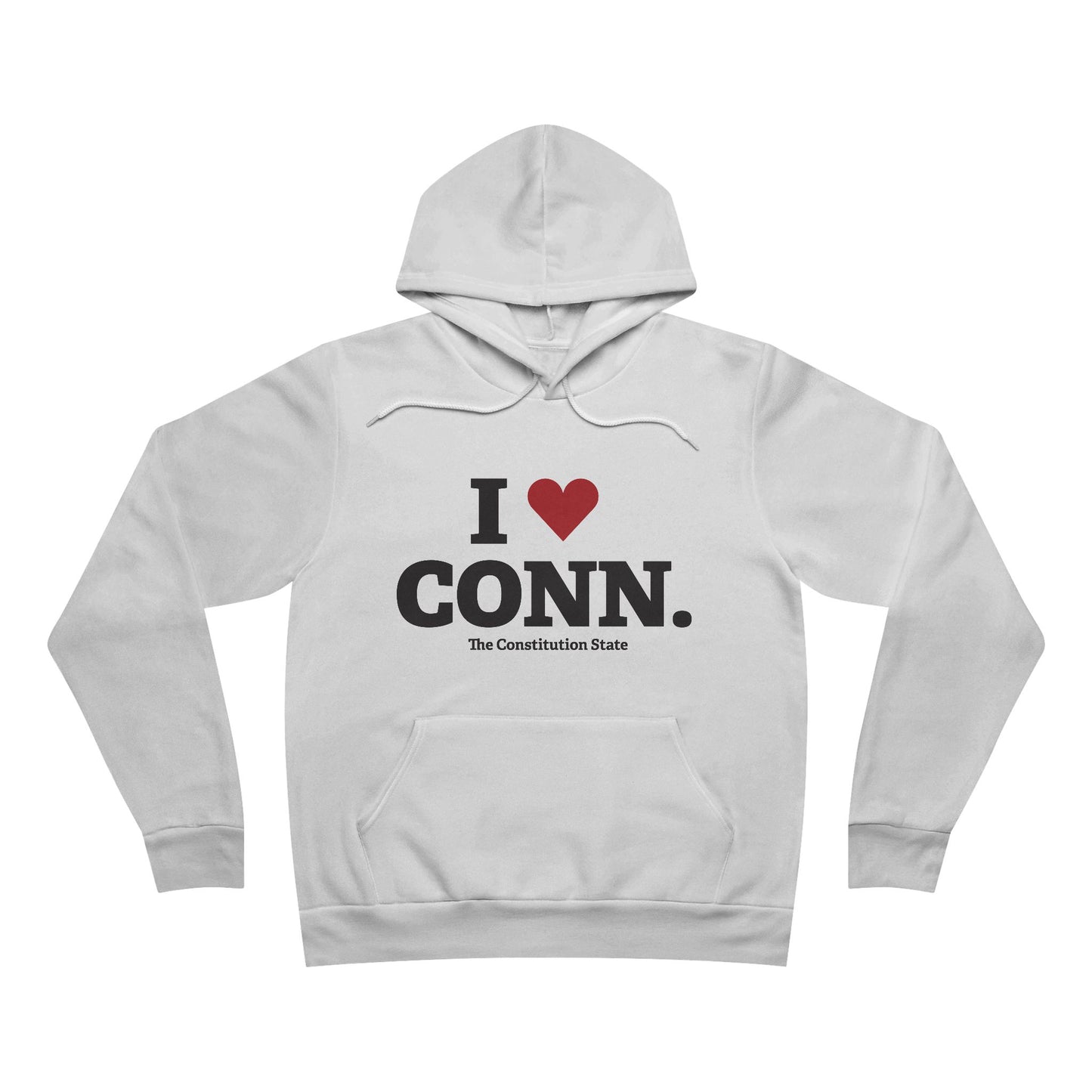 I Heart CONN. Unisex Sponge Fleece Pullover Hoodie