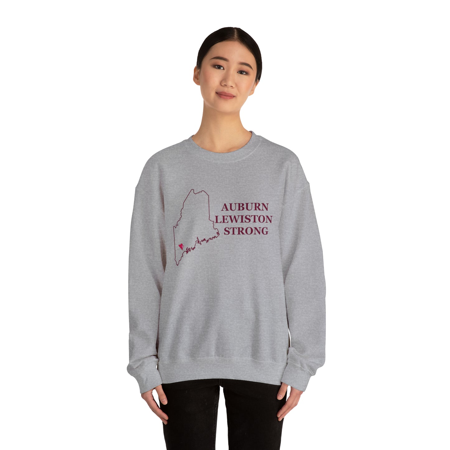 Auburn Lewiston Strong Unisex Heavy Blend™ Crewneck Sweatshirt