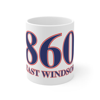 860 East Windsor Red, White & Blue Mug 11oz