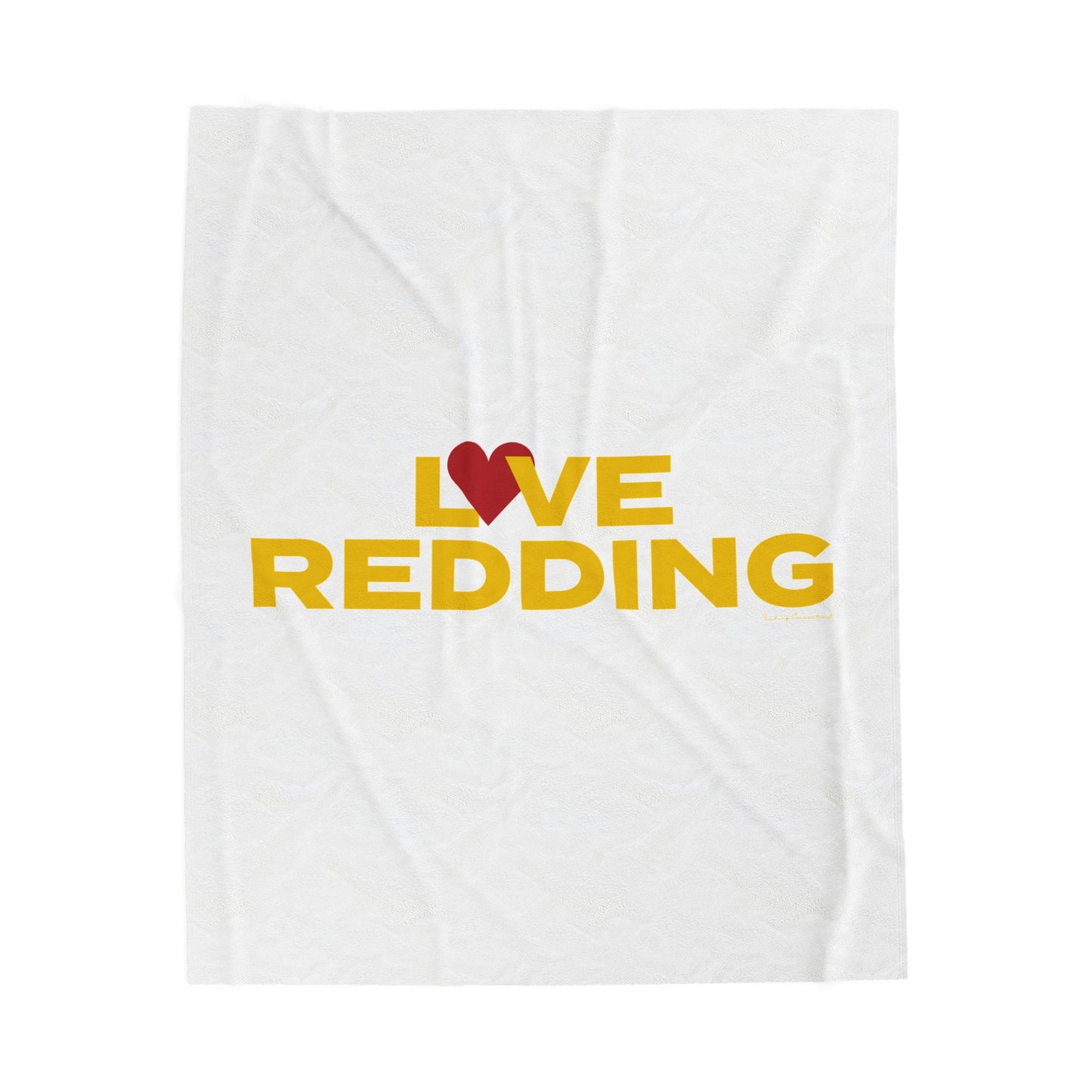Love Redding Velveteen Plush Blanket