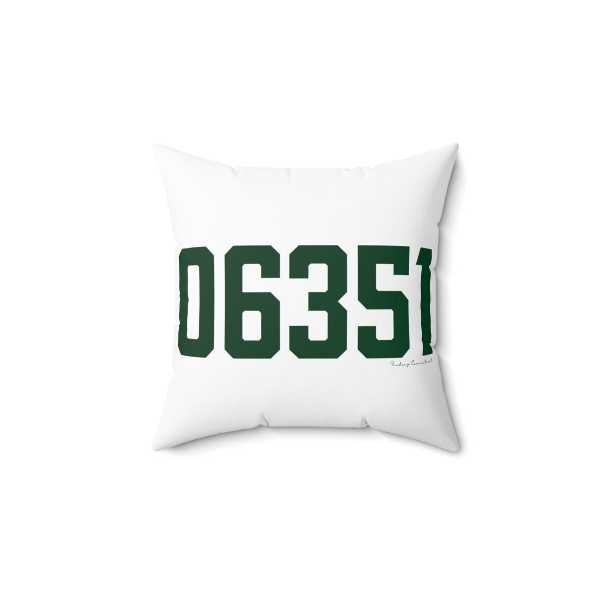 06351 Griswold Connecticut Zip Code Spun Polyester Square Pillow
