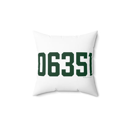 06351 Griswold Connecticut Zip Code Spun Polyester Square Pillow