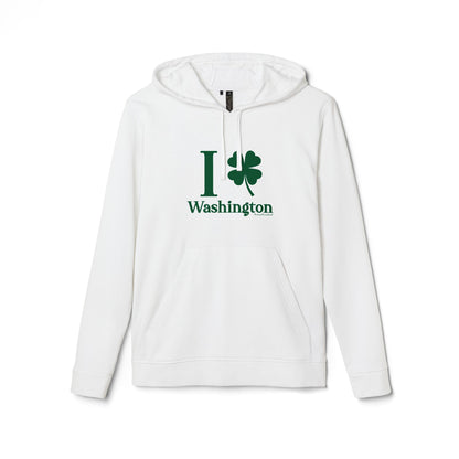 I Clover Washington adidas Unisex Fleece Hoodie