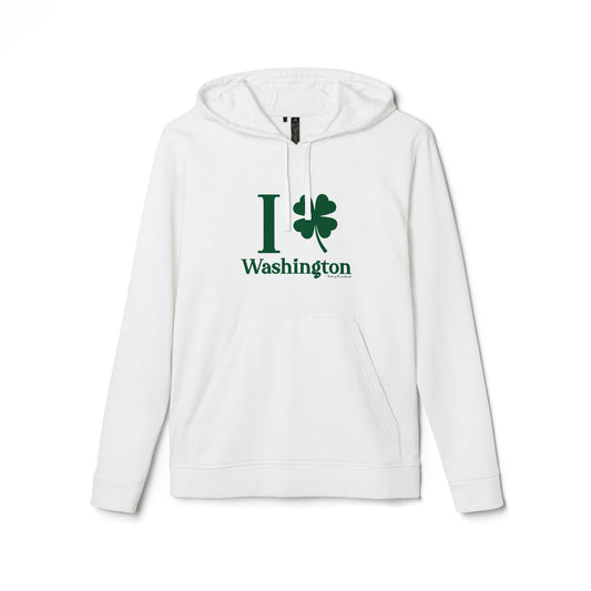 I Clover Washington adidas Unisex Fleece Hoodie
