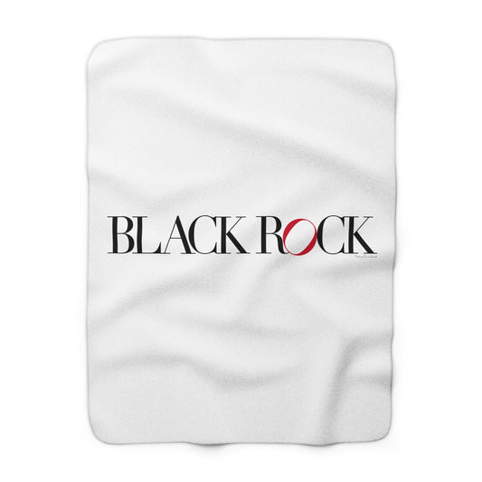 41 Tilt Black Rock Sherpa Fleece Blanket