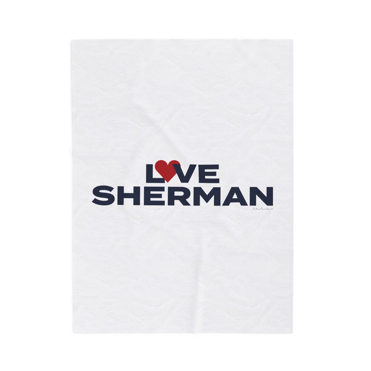 Love Sherman Velveteen Plush Blanket