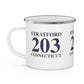 Stratford 203 Connecticut  Enamel Camping Mug