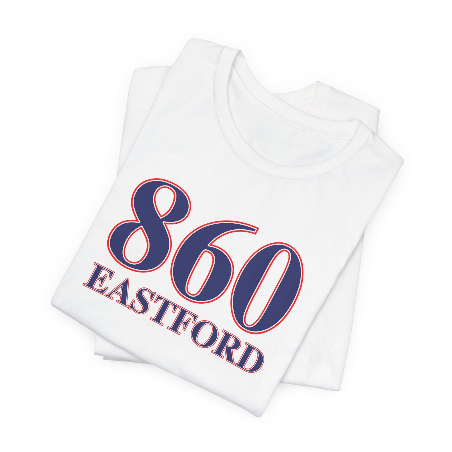 860 Eastford Red White & Blue Unisex Jersey Short Sleeve T-Shirt
