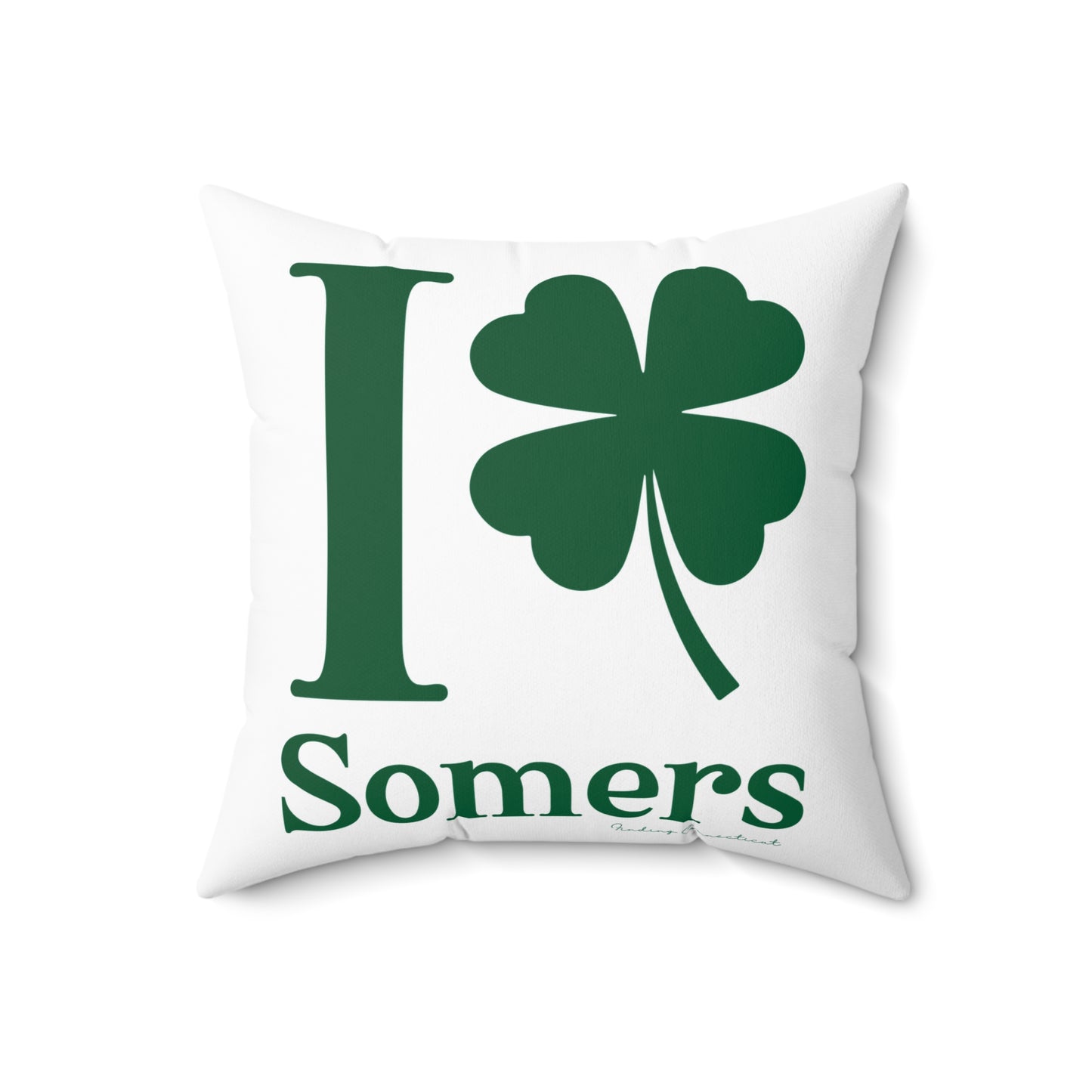 I Clover Somers Spun Polyester Square Pillow