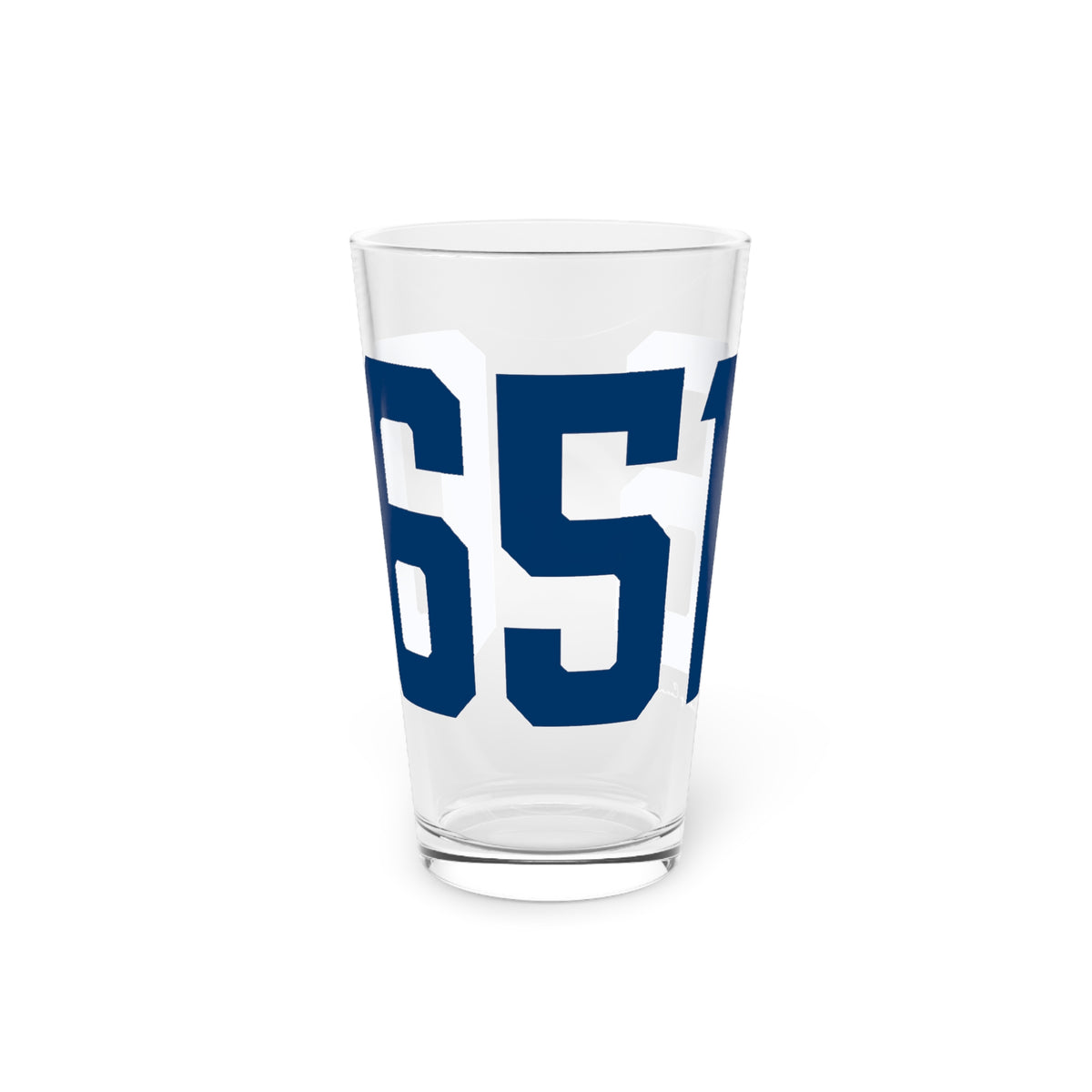 06516 West Haven Connecticut Zip Code Pint Glass, 16oz
