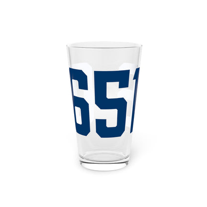 06516 West Haven Connecticut Zip Code Pint Glass, 16oz
