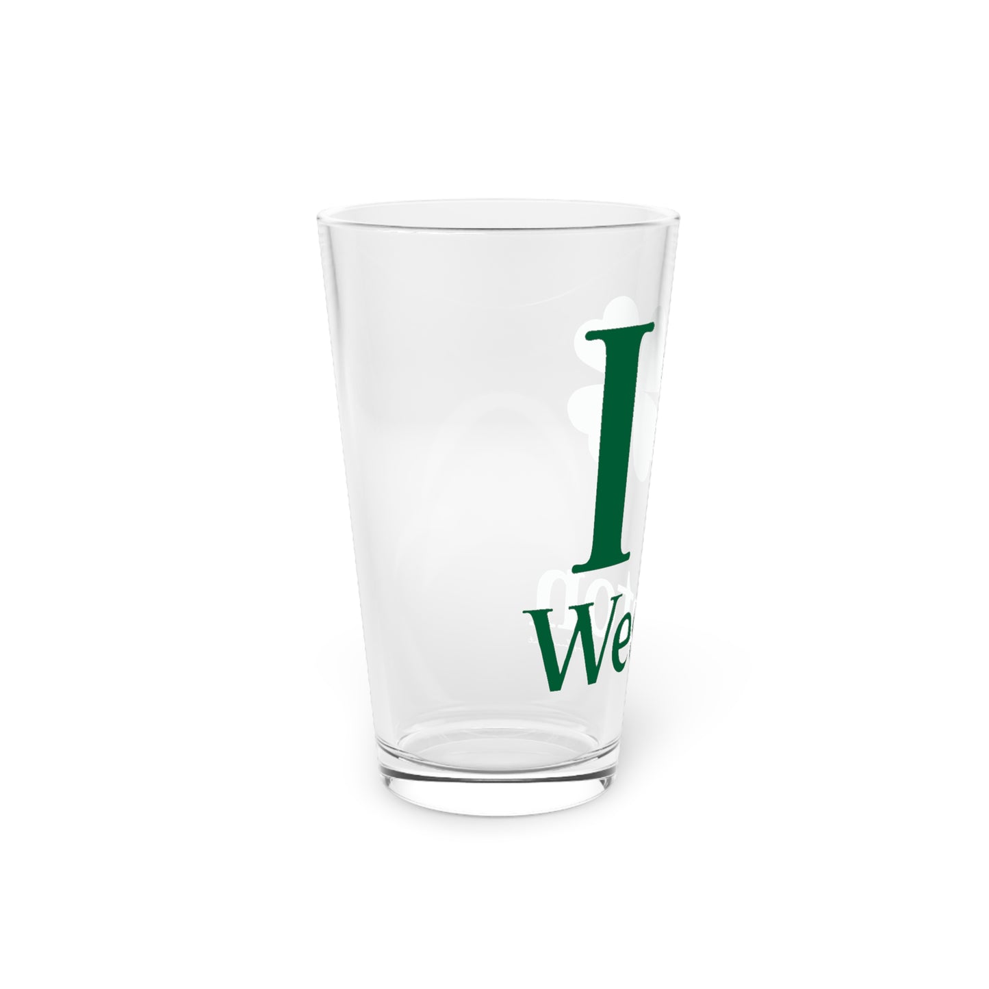 I Clover Weston Pint Glass, 16oz
