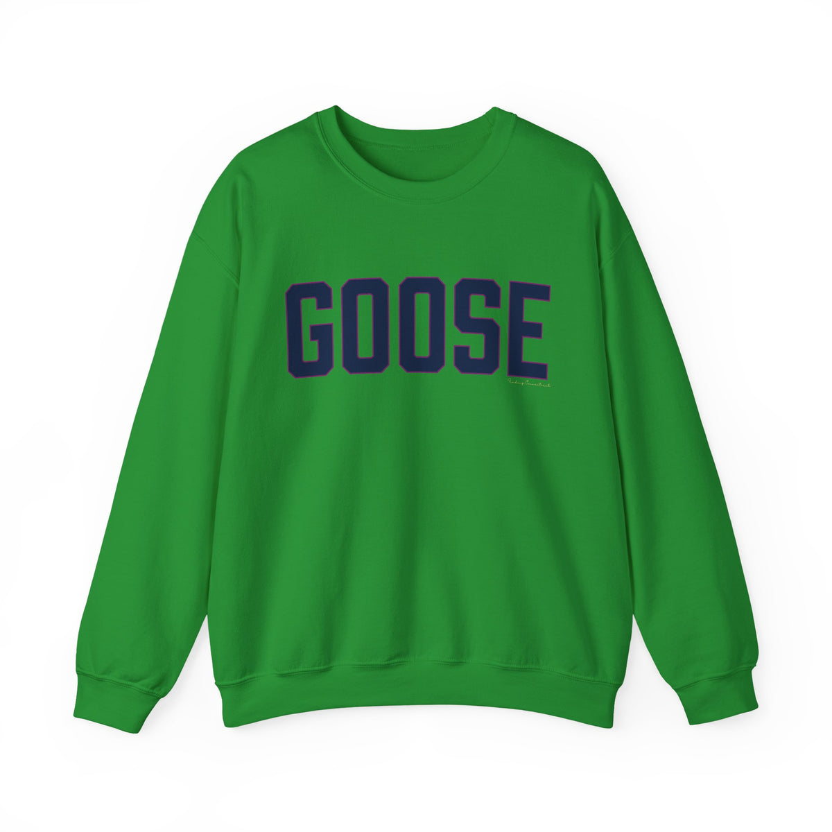 Goose Zip Code  Blue & Purple Unisex Heavy Blend™ Crewneck Sweatshirt