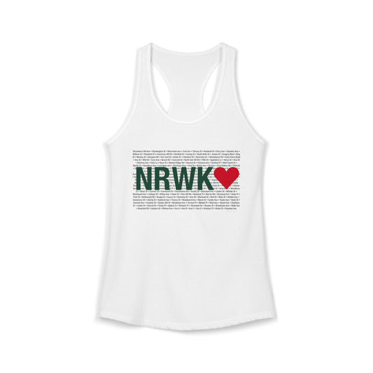 Norwalk Love Women's Ideal Racerback Tank Top