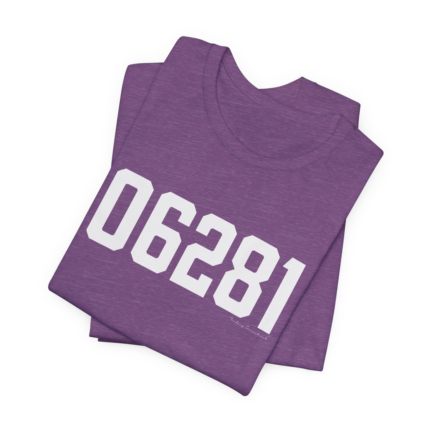 06281 Woodstock CT Zip Code Unisex Jersey Short Sleeve T-Shirt