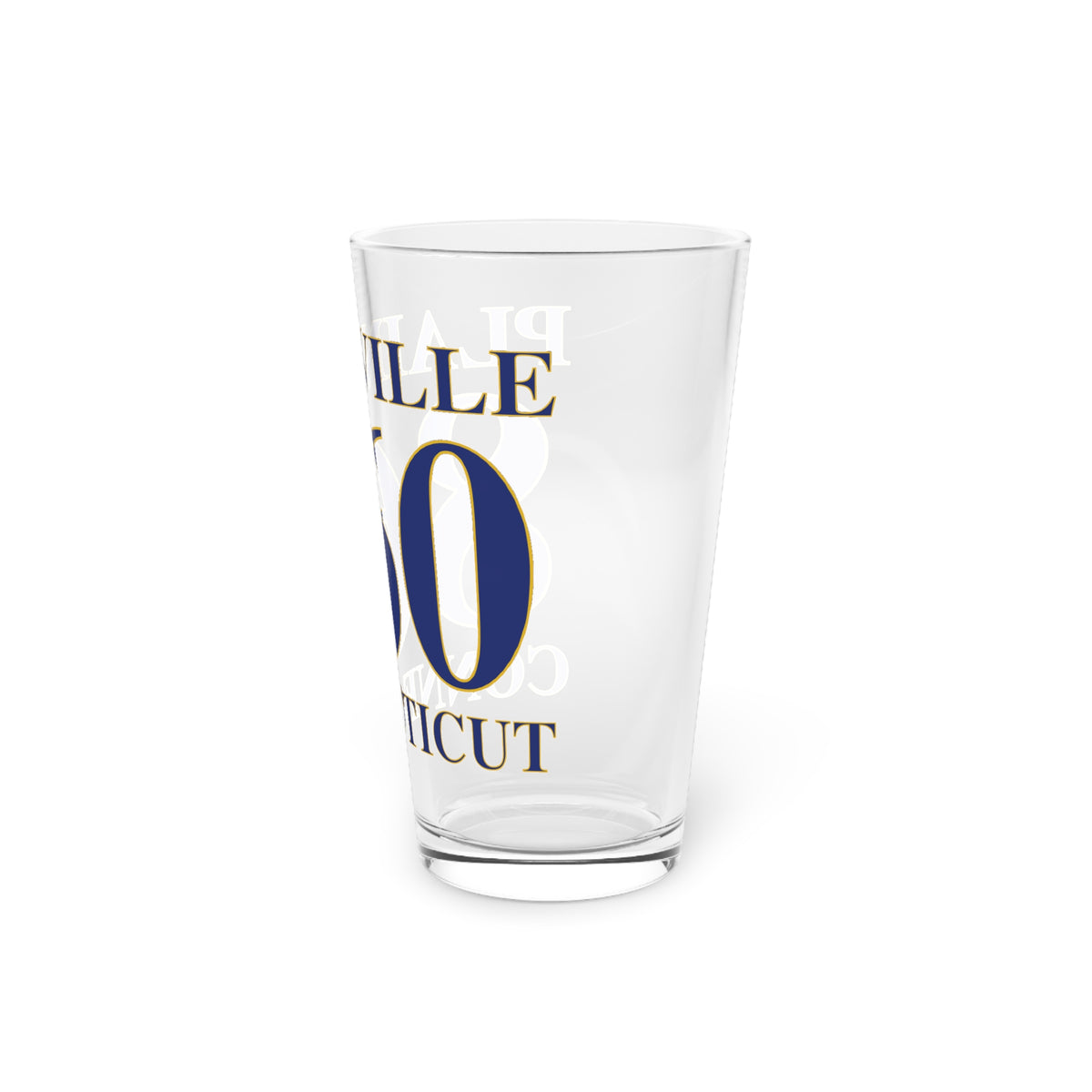 Plainville 860 Connecticut Pint Glass, 16oz